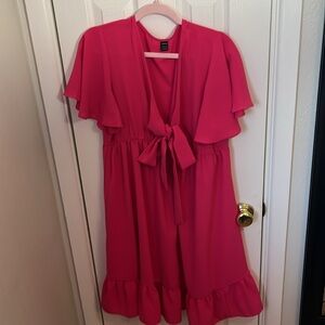 Dark Pink Maternity Dress